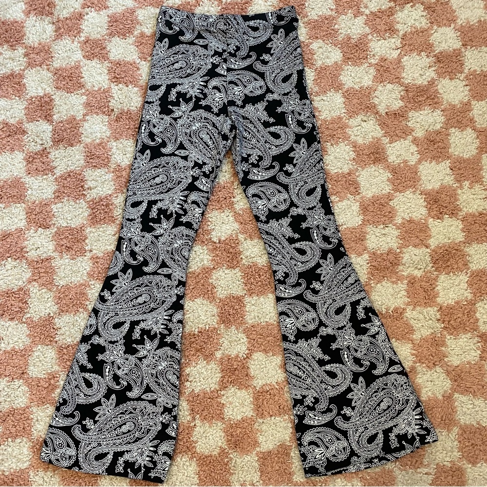 Vintage 90s Tripp NYC Paisley Flare Pants